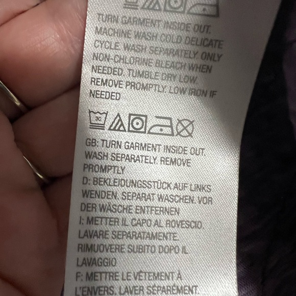 LOGO by Lori Goldstein Short Sleeve Purple Top - Picture 5 of 7